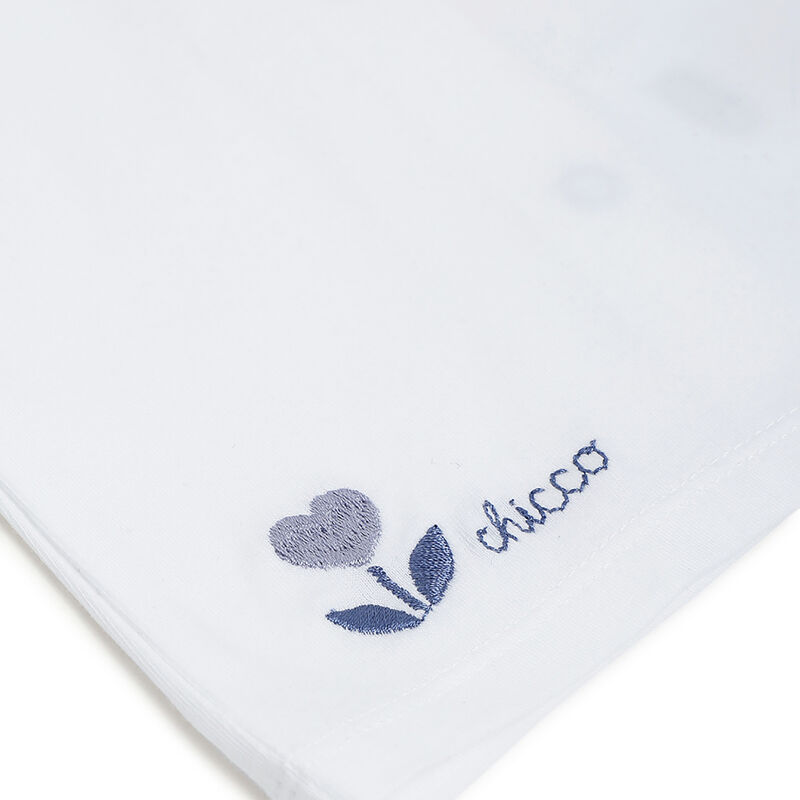 Girls Dark Light Blue T-shirt with Short Pants image number 5